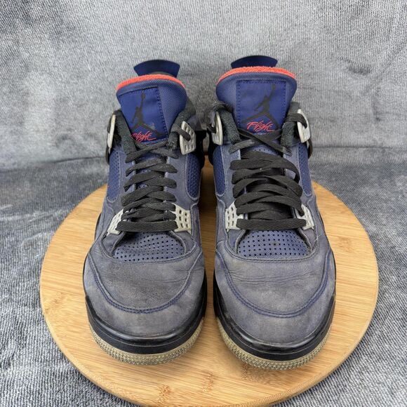 Jordan Air Jordan 4 Retro Shoes Mens Size 12 Blue Suede Sneakers CQ9597-401 main image 8
